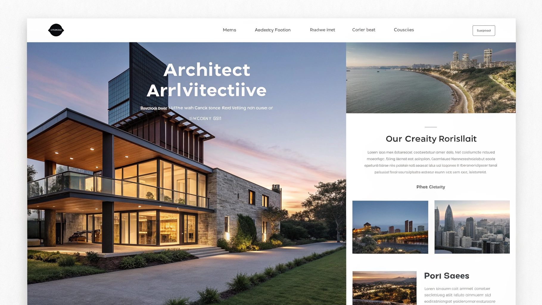 Arkitekt Studio kreativ portefølje